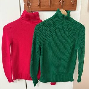 J. Crew sweater turtleneck set XXS